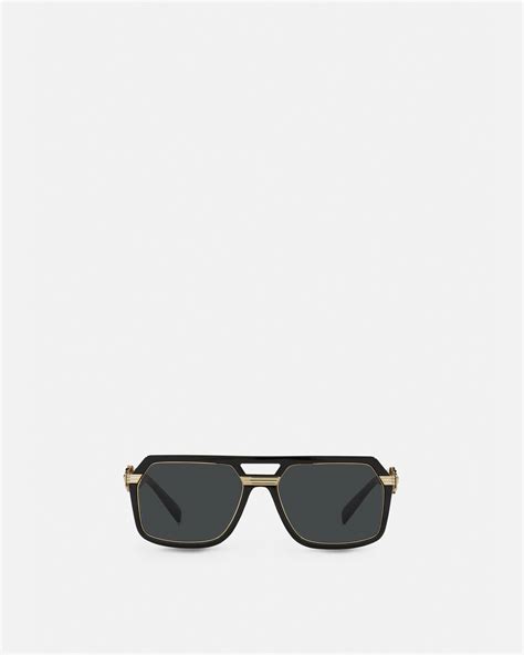 versace gold men pilot sunglasses|Versace vintage icon pilot sunglasses.